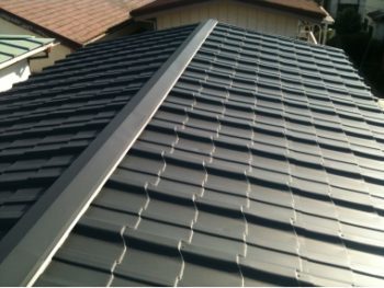 金属屋根葺き替え工事（リフォーム施工事例：松戸市）