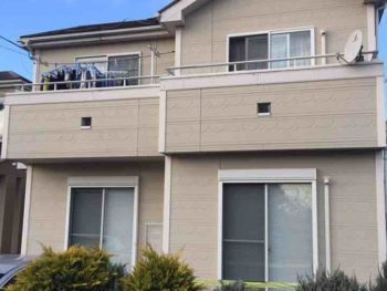 外壁塗装・サイディング工事（リフォーム施工事例：柏市）