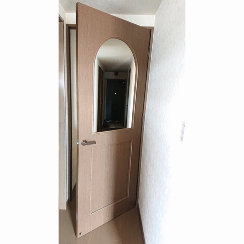室内扉のガラス交換