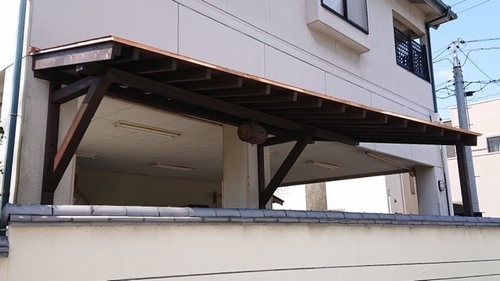 庇･屋根銅板工事