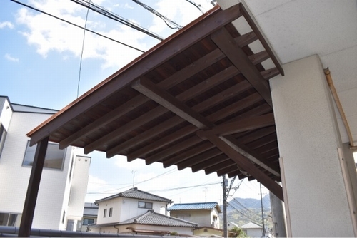 庇･屋根銅板工事
