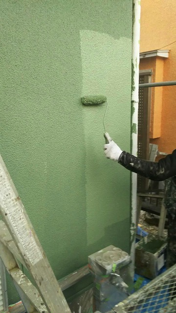 戸建て住宅三階建　外壁塗装、屋根塗装