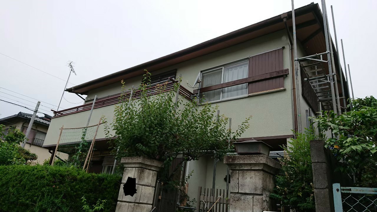 屋根外壁塗装工事の事例