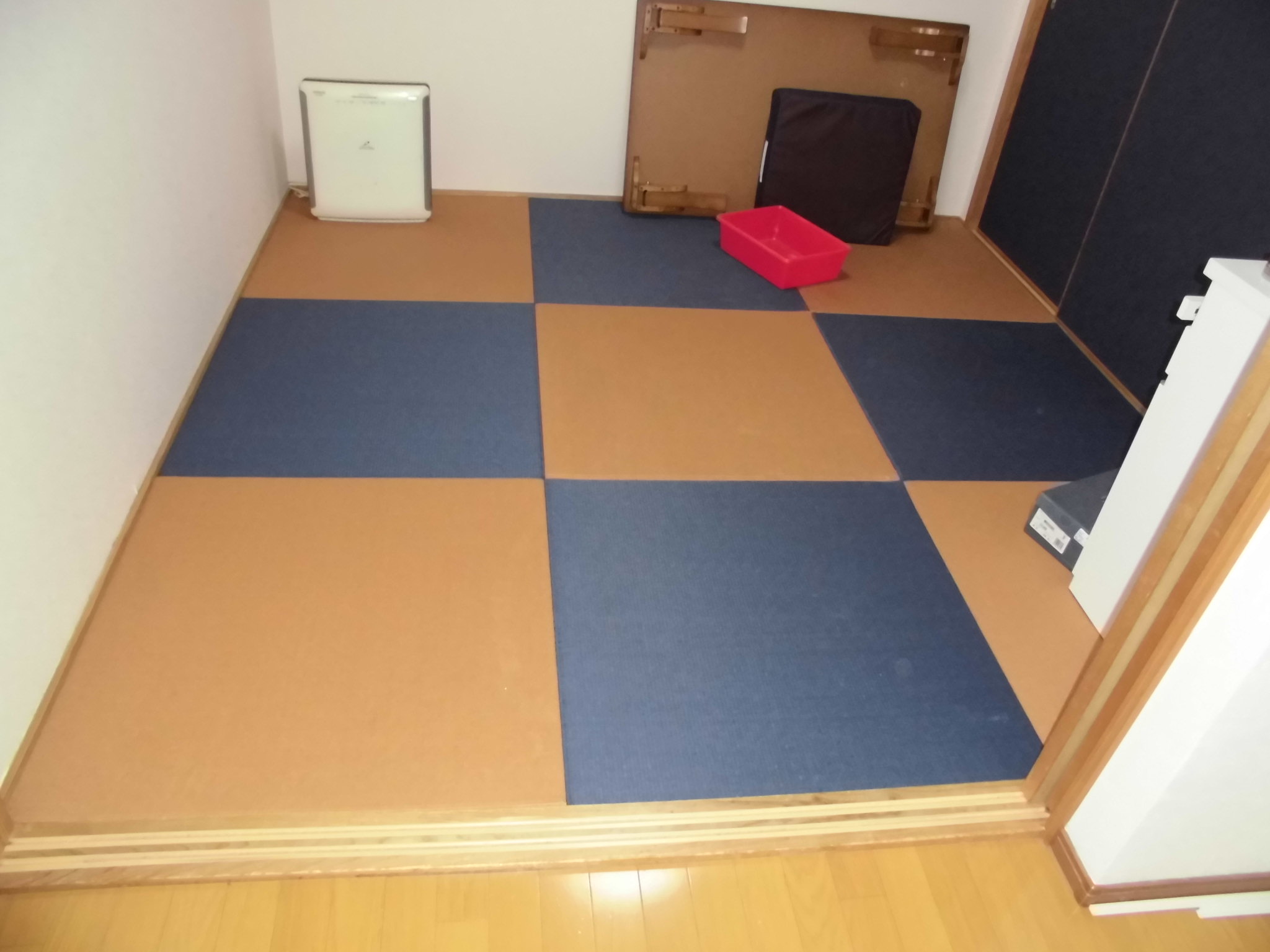 優しい雰囲気の和室になりました