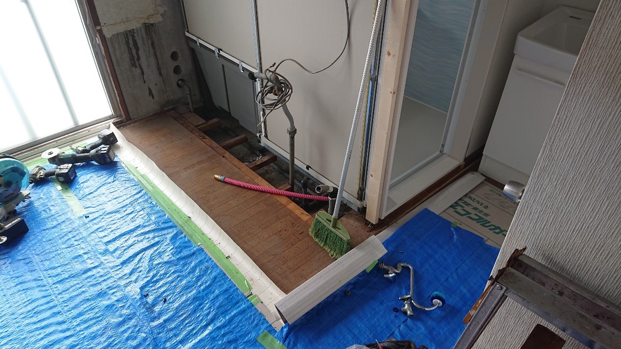 阪南市　キッチン改修工事