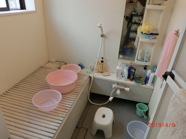 老朽化したユニットバスを更改